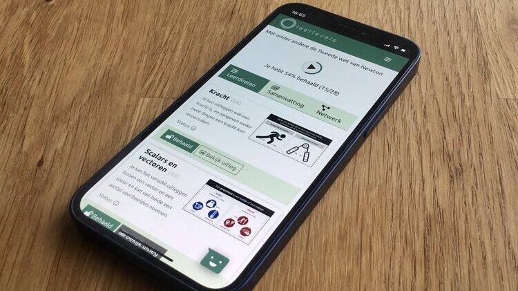 De LeerLevels app voor scholieren