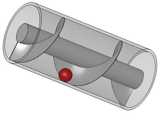 Illustratie schroef van Archimedes