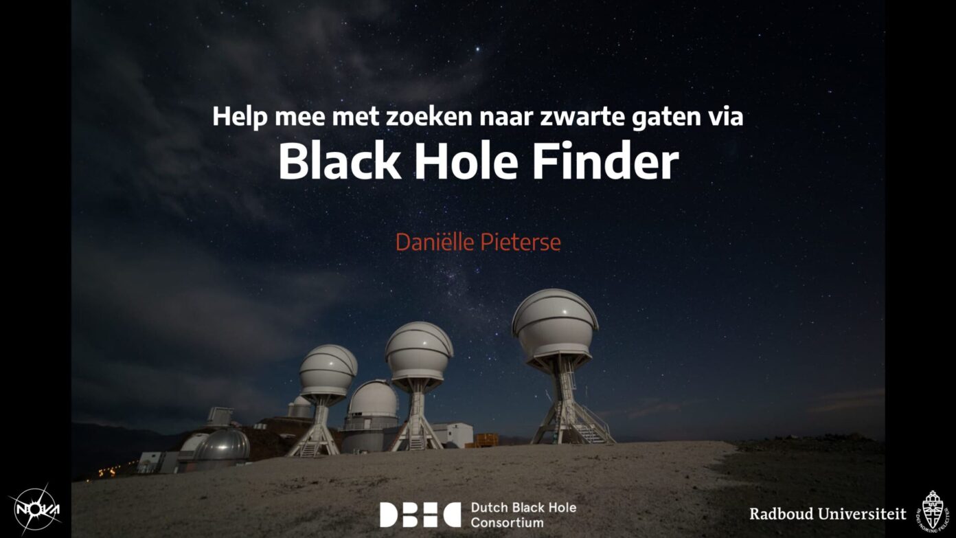 Help mee met zoeken naar zwarte gaten - Daniëlle Pieterse - Viva Fysica 2024