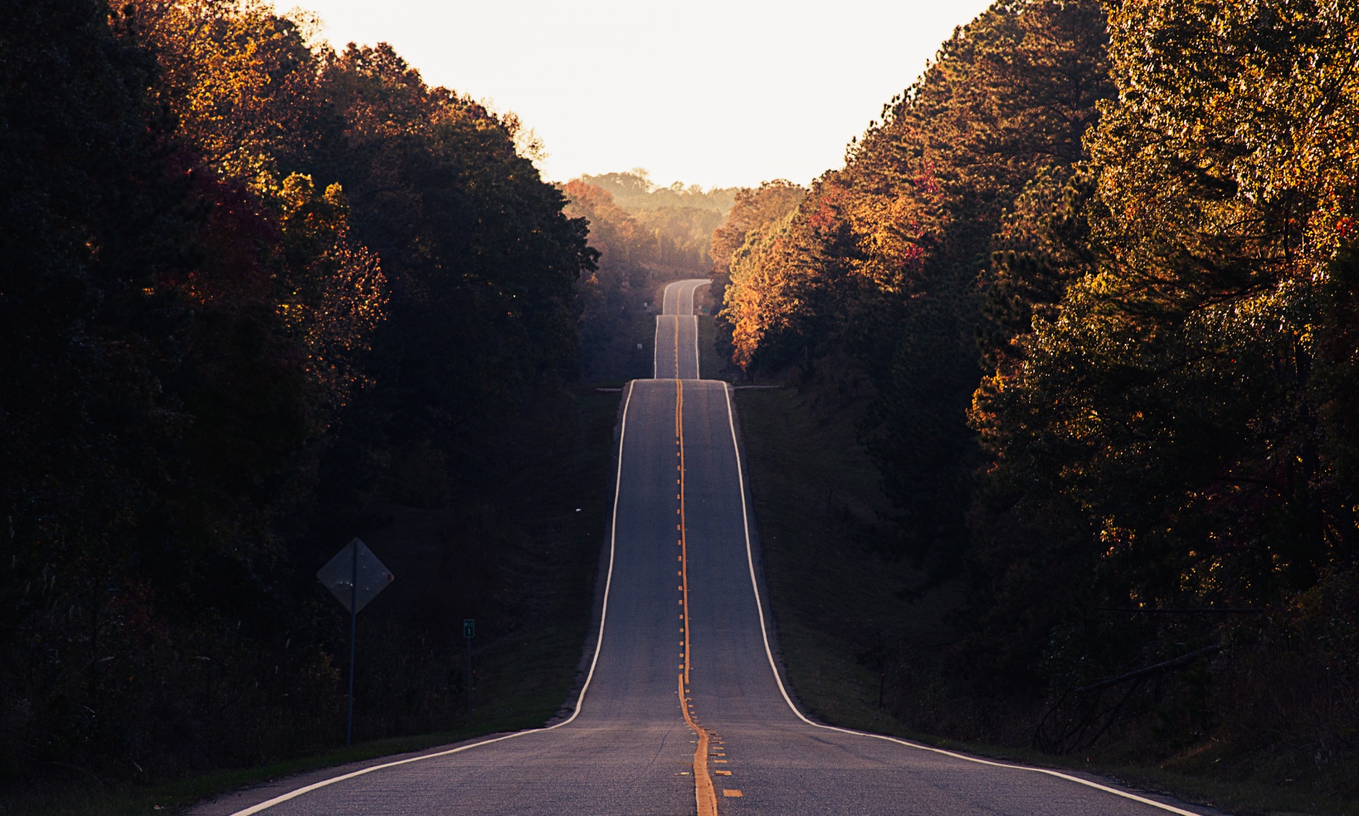 curvy road that visualizes a notion of distance